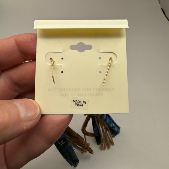 586-Cato Dangle Drop Earring Lot Of 2 Nickel Free Fun Fashion Style - Picture 5 of 9